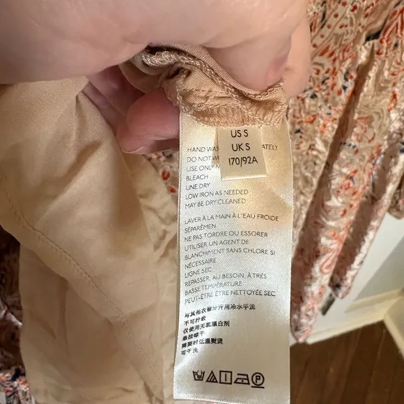 Free People Mirror Mirror Blush Babydoll Dress | Size S | Romantic Boho Mini