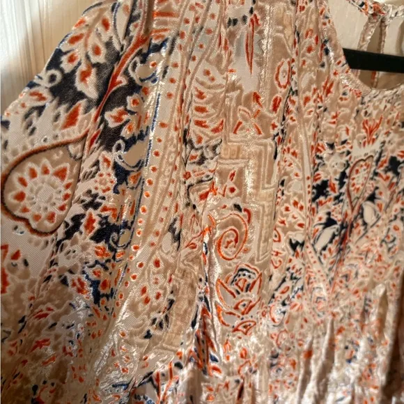 Free People Mirror Mirror Blush Babydoll Dress | Size S | Romantic Boho Mini