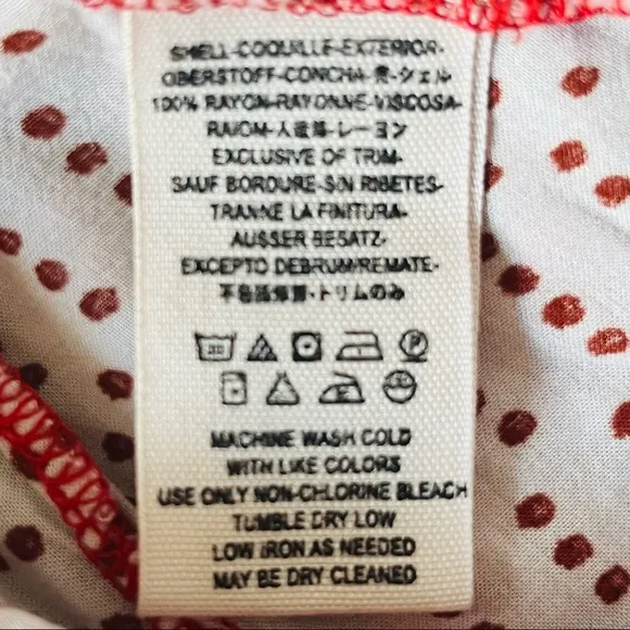 Free People Paradise Handkerchief Pimento Maxi Skirt.