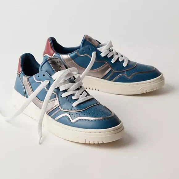 FREE PEOPLE Retro Thirty Love Sneakers / Blue Combo