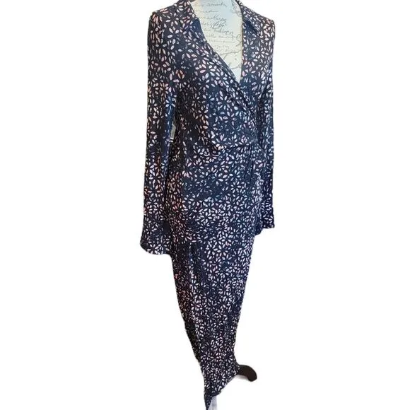 Free People Shayla Wrap Midi Dress Medium