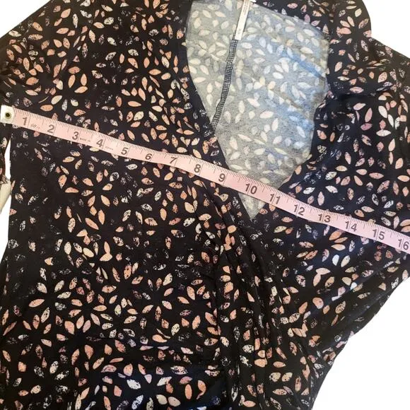 Free People Shayla Wrap Midi Dress Medium