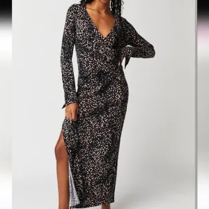 Free People Shayla Wrap Midi Dress Medium