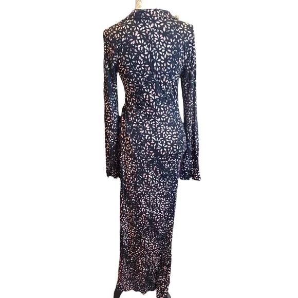 Free People Shayla Wrap Midi Dress Medium