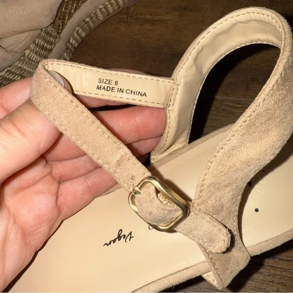 Free People Vegan Women's Tan Platform Sandals