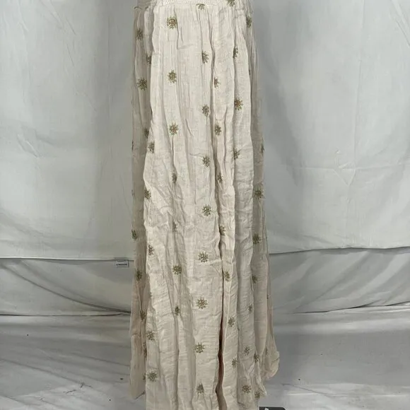 Free People Women's Real Love Maxi Skirt – Size S – Ivory – NWT