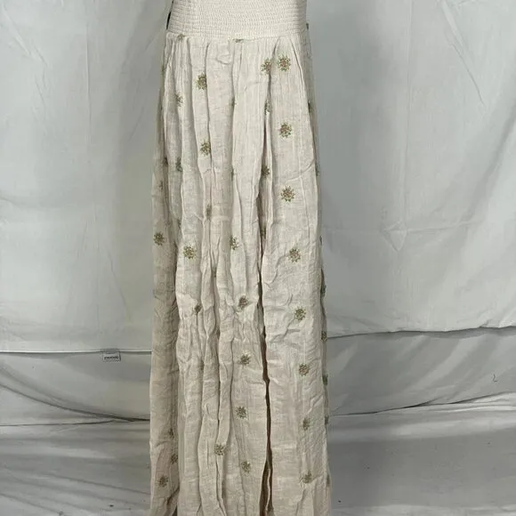 Free People Women's Real Love Maxi Skirt – Size S – Ivory – NWT