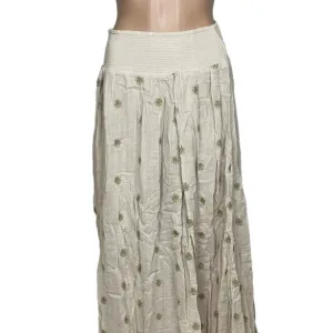 Free People Women's Real Love Maxi Skirt – Size S – Ivory – NWT