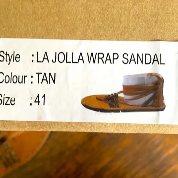 FREE PEOPLE➕La Jolla Leather Wrap Sandals NWT