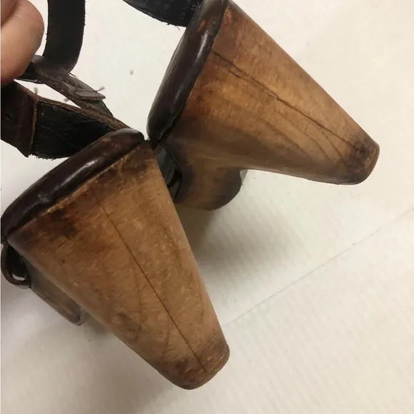 FREEBIRD By Steven Cape Platform Sandals Brown Size 9