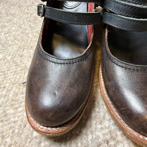 Freebird by Steven Ramsey Size 9 | Distressed Leather Strappy Heels