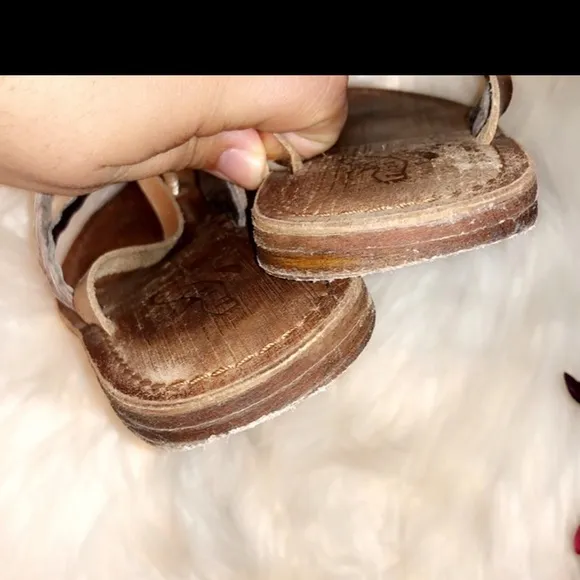 FREEBIRD Leather Braided Sandals