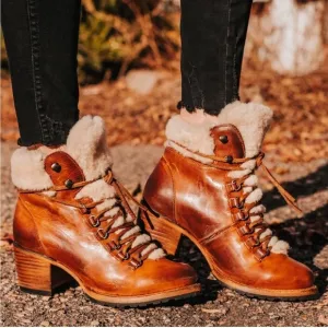 FREEBIRD Norway: Tan Leather Ankle Boots
