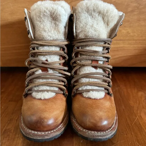 FREEBIRD Norway: Tan Leather Ankle Boots
