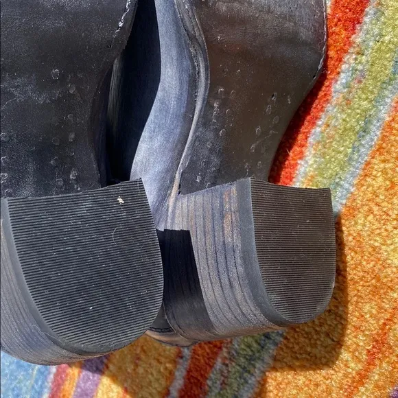 FREEBIRD! Stylish Black Leather Buckle Boots
