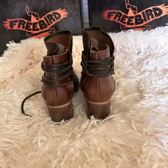 Freebird Textured Snakeskin Boots