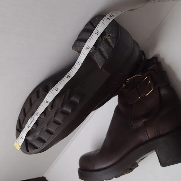 Freelance vintage women thick Leather Ankle Boots