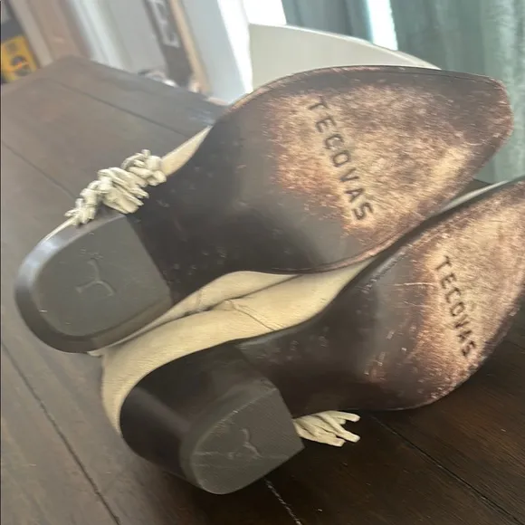 Fringe Tan Ankle Boots