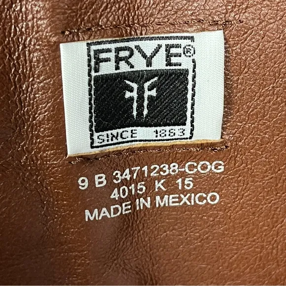 Frye Boots Womens 9 Western Leather Izzy Gladiator Tall Brown Sandals