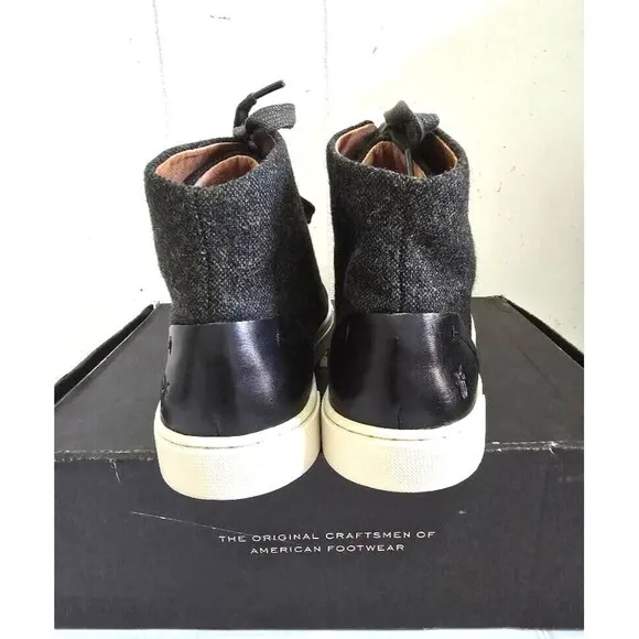Frye Ivy High Top Sneakers Olive- Gray Women's  Size 8.5 Wool New! MSRP.…