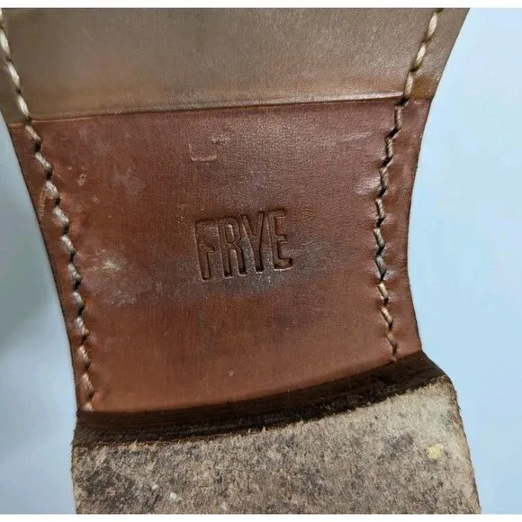 Frye Natalie Light Gray 10B Double Zip Leather Ankle Chelsea Boots Booties Women