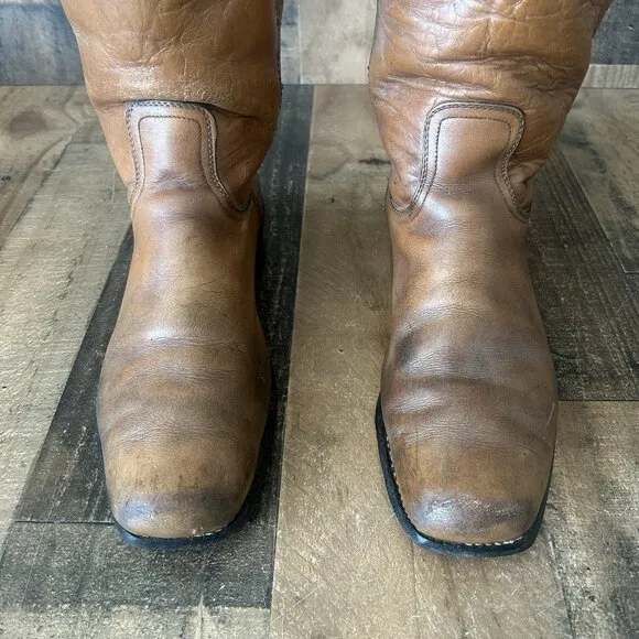 Frye Vintage Black Label 2278 Tall Campus Boots Mens 11 D