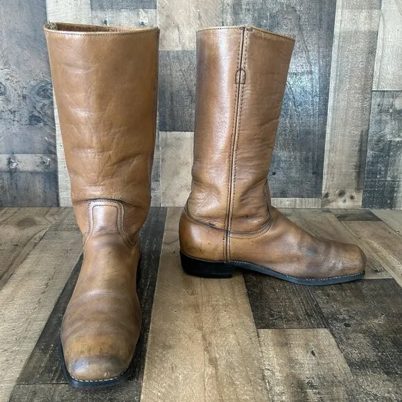 Frye Vintage Black Label 2278 Tall Campus Boots Mens 11 D