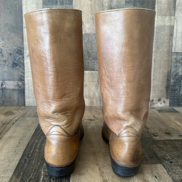 Frye Vintage Black Label 2278 Tall Campus Boots Mens 11 D