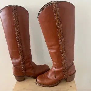 FRYE Vintage Braided Campus Boot. Size 5.5