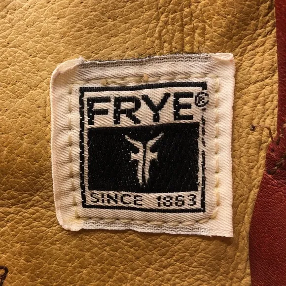 Frye Vintage Brown Leather Western Boots 9.5 D