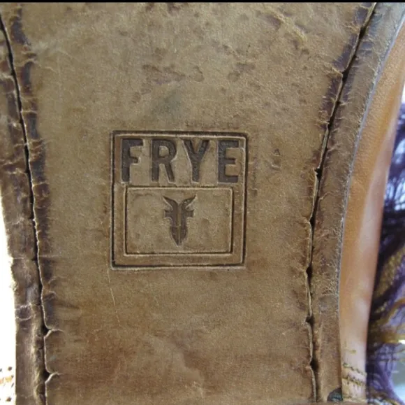 Frye Vintage Y2K Western Boho Upcycled Boots Women's Size 10 M
