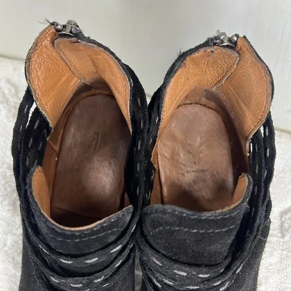 FRYE Women's Naomi Pickstitch Shootie Ankle Bootie size 9.5