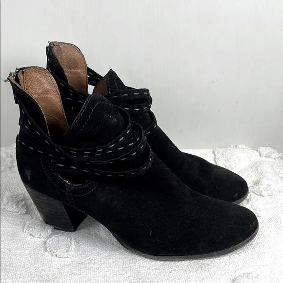FRYE Women's Naomi Pickstitch Shootie Ankle Bootie size 9.5