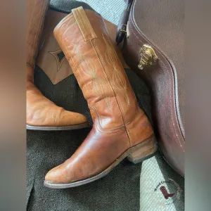 FRYE | Yellow Stitched Boots