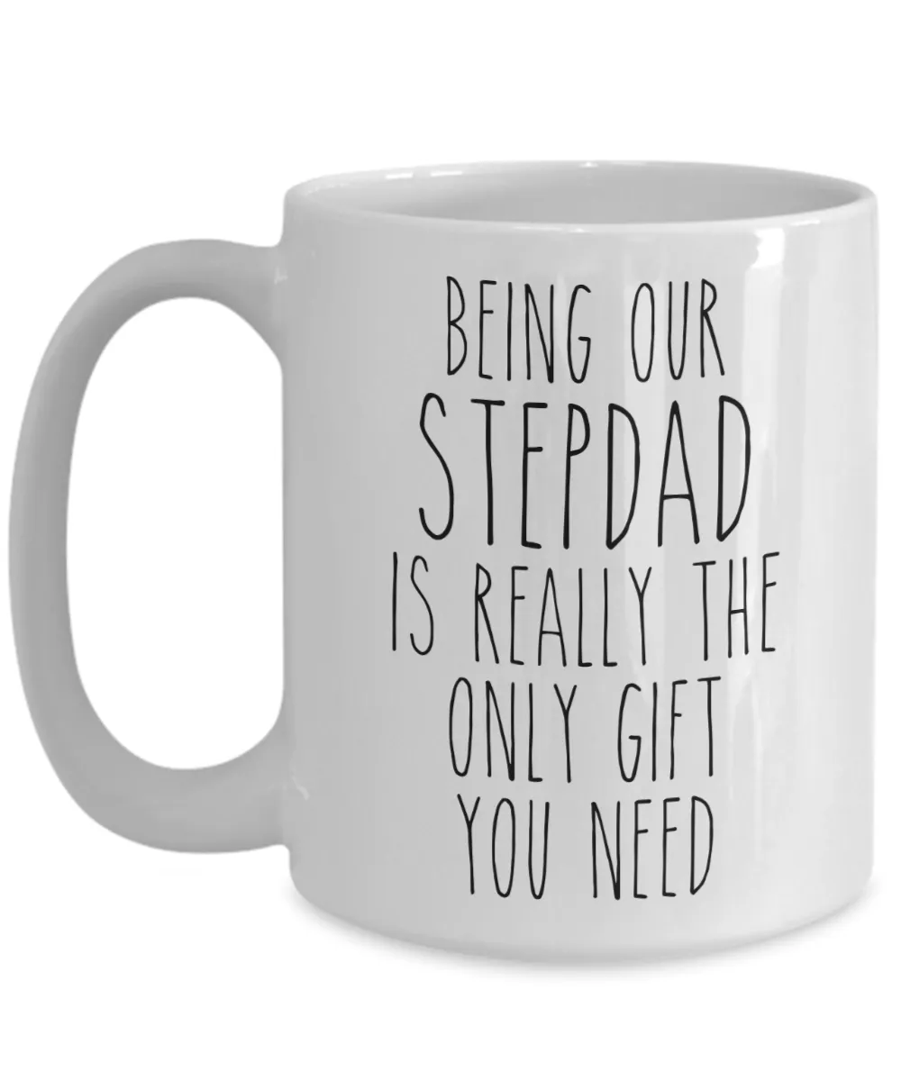 Funny Stepdad Gift for Stepdads Gift from Stepchildren Best Stepdad Ever Mug Father's Day Coffee Cup Step-Dad Birthday Present from Us