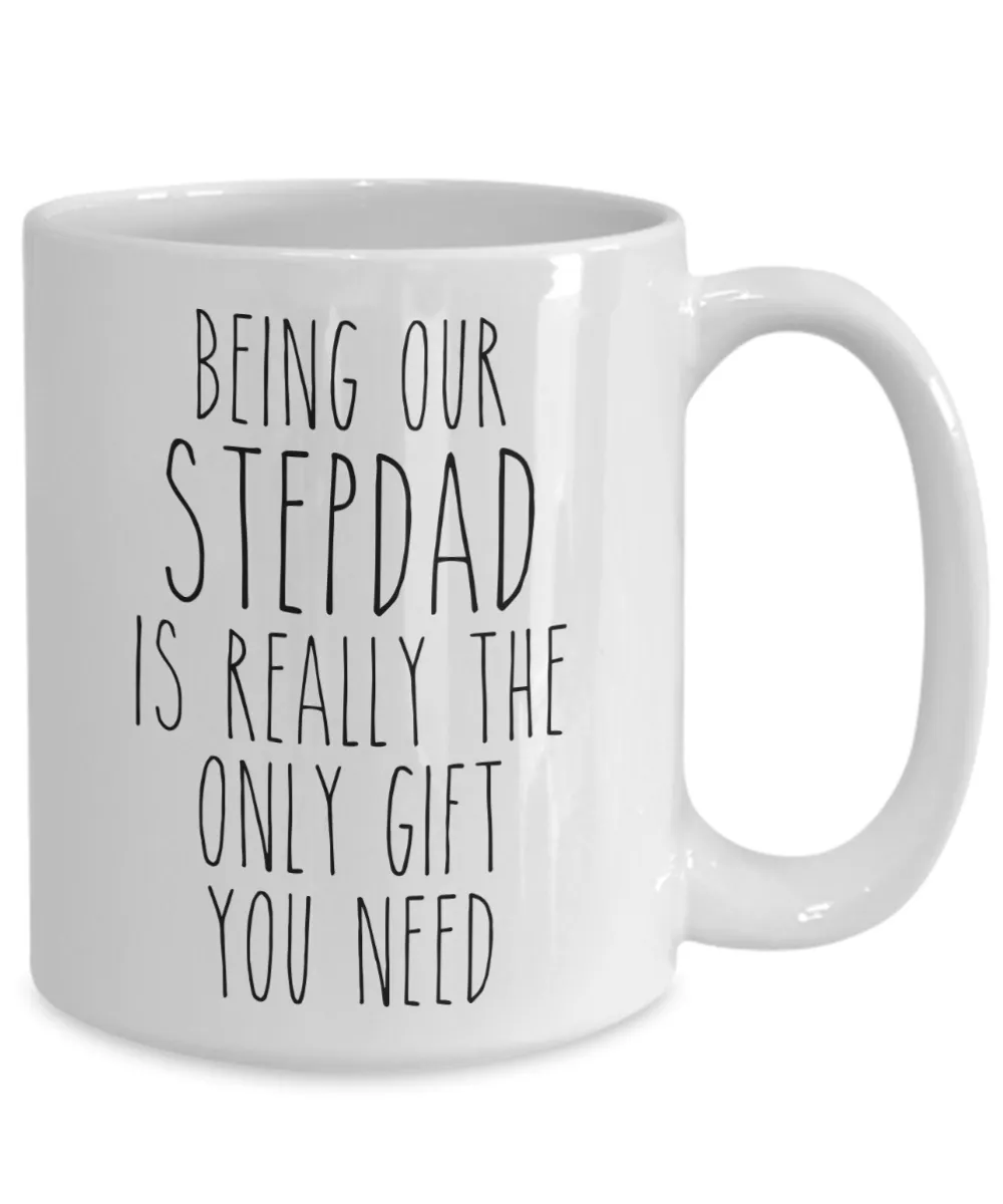 Funny Stepdad Gift for Stepdads Gift from Stepchildren Best Stepdad Ever Mug Father's Day Coffee Cup Step-Dad Birthday Present from Us