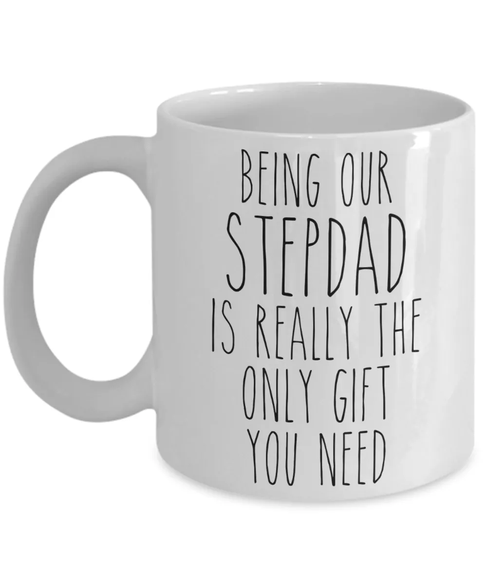 Funny Stepdad Gift for Stepdads Gift from Stepchildren Best Stepdad Ever Mug Father's Day Coffee Cup Step-Dad Birthday Present from Us