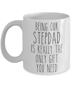 Funny Stepdad Gift for Stepdads Gift from Stepchildren Best Stepdad Ever Mug Father's Day Coffee Cup Step-Dad Birthday Present from Us