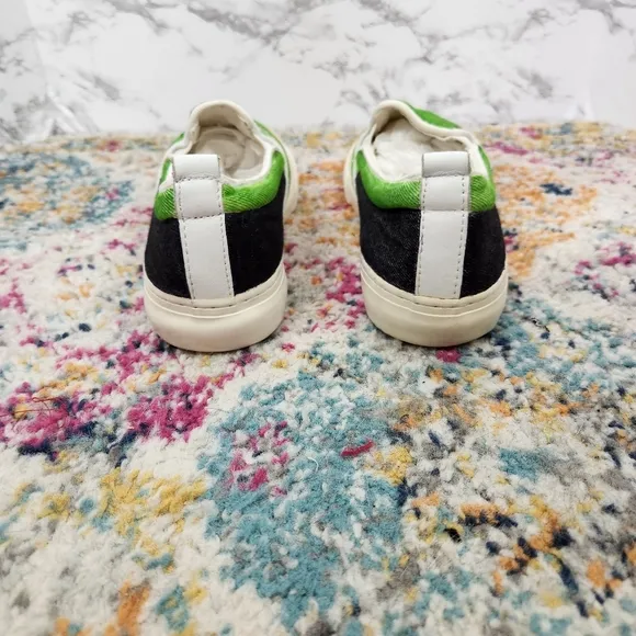Gap Canvas Slip On Sneakers with Zombie Feet Sharpie Art Size 9