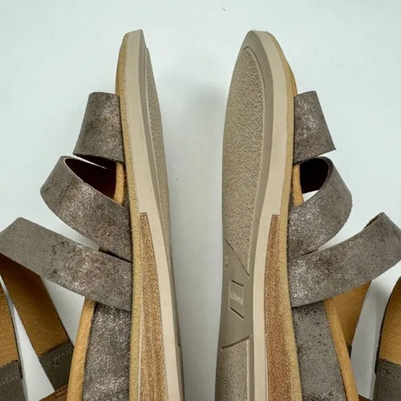 Garnet Hill Luna Sport Sandals Women 38 US 8‎ NWOB $169 Zip Closure Wedge