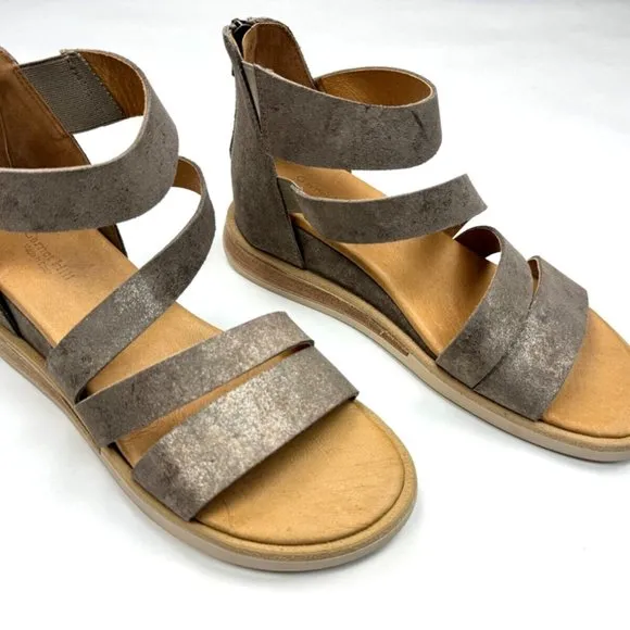 Garnet Hill Luna Sport Sandals Women 38 US 8‎ NWOB $169 Zip Closure Wedge