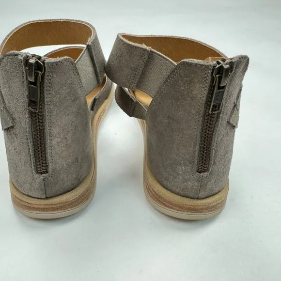 Garnet Hill Luna Sport Sandals Women 38 US 8‎ NWOB $169 Zip Closure Wedge