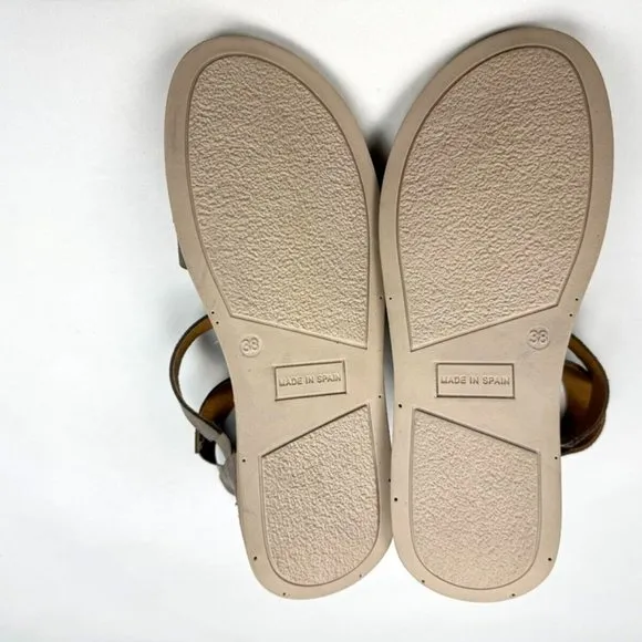 Garnet Hill Luna Sport Sandals Women 38 US 8‎ NWOB $169 Zip Closure Wedge