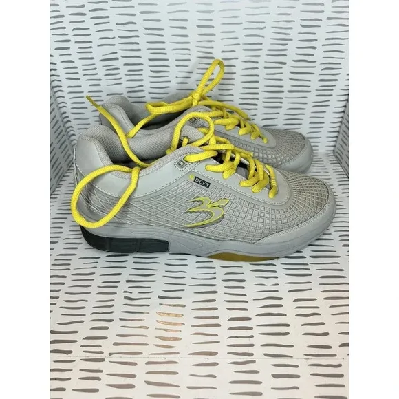 GDefy Gravity Defyer Comfort Light Gray Yellow  TB9011FGY-M Men’s  7.5 Women’s 9