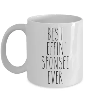 Gift For Sponsee Best Effin' Sponsee Ever Mug Coffee Cup Funny Coworker Gifts