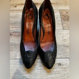 Giorgio Fabiani Leather Platform Shoes Made in Italy Size 10