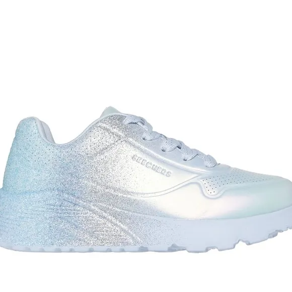 GIRLS' SKECHERS UNO LITE METALLIC SHIMMERS SNEAKERS