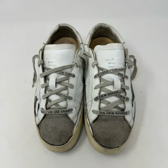 Golden Goose White and Gray Women's Shoes