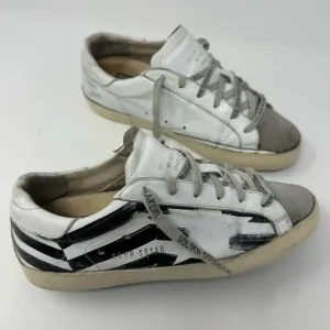 Golden Goose White and Gray Women's Shoes