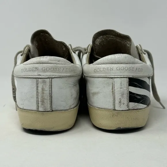 Golden Goose White and Gray Women's Shoes